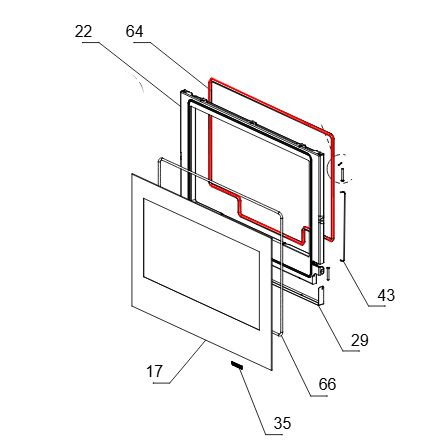 La Nordica Carillon 16:9 Türdichtung