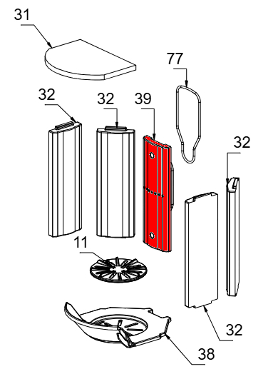 La Nordica Fortuna Rückwandstein