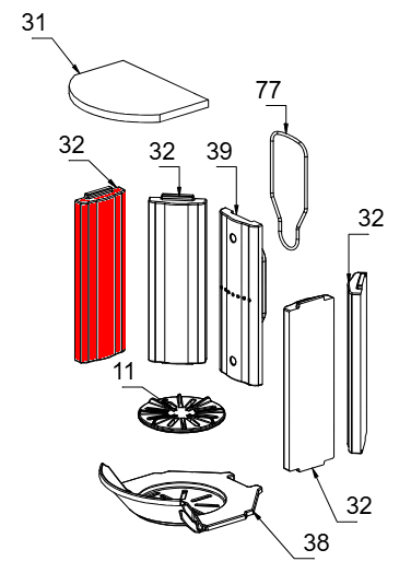 La Nordica Fortuna Seitenstein links vorne
