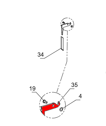 La Nordica TermoRossella Plus EVO D.S.A. 4.0 Feuerraum Türgriff Aufnahme