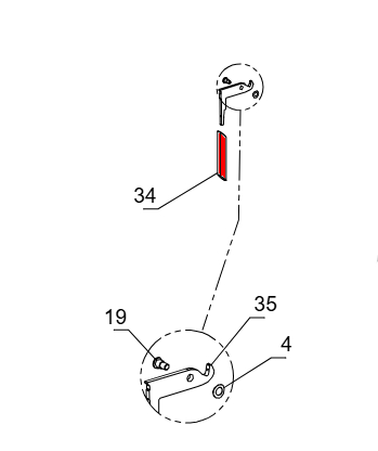 La Nordica TermoRossella Plus EVO D.S.A. 4.0 Feuerraum Türgriff