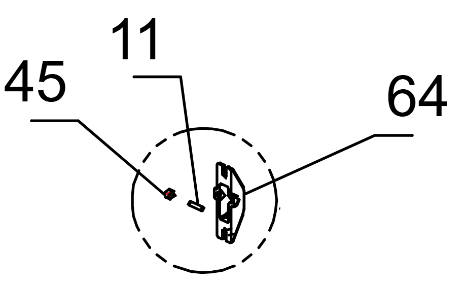 La Nordica TermoRossella Plus Forno D.S.A. Feuerraum Türgriff Hülse