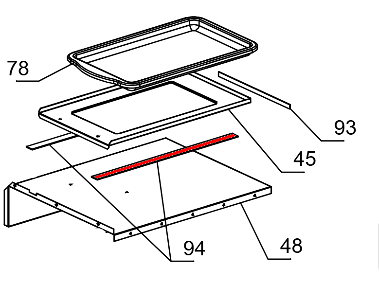 La Nordica Rosetta BII Aschekastendichtung