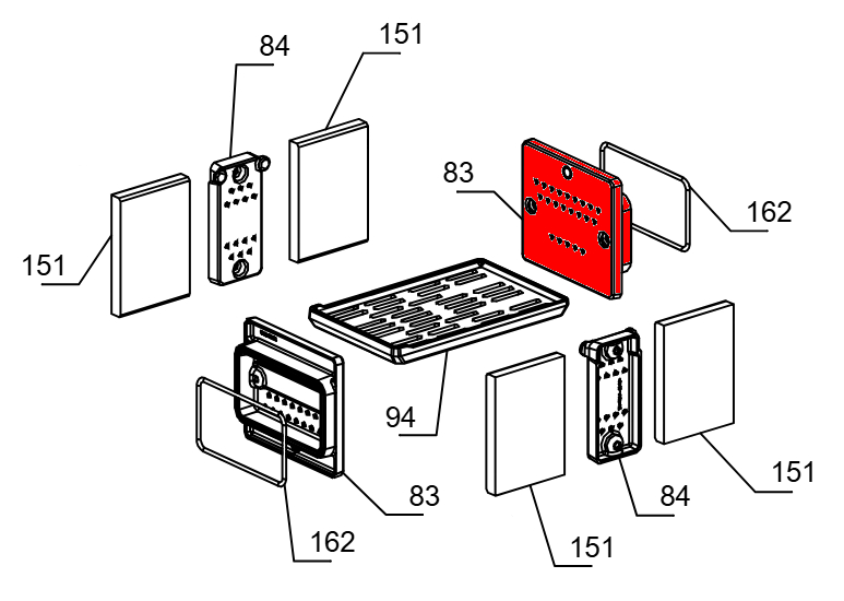 La Nordica TermoRosa XXL D.S.A. 4.0 Rückwandplatte